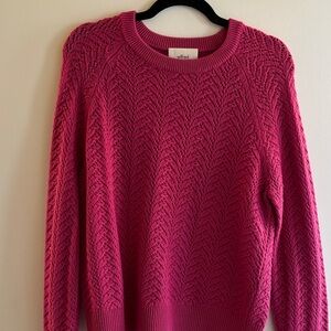 Wilfred Fuchsia Crew Neck Sweater